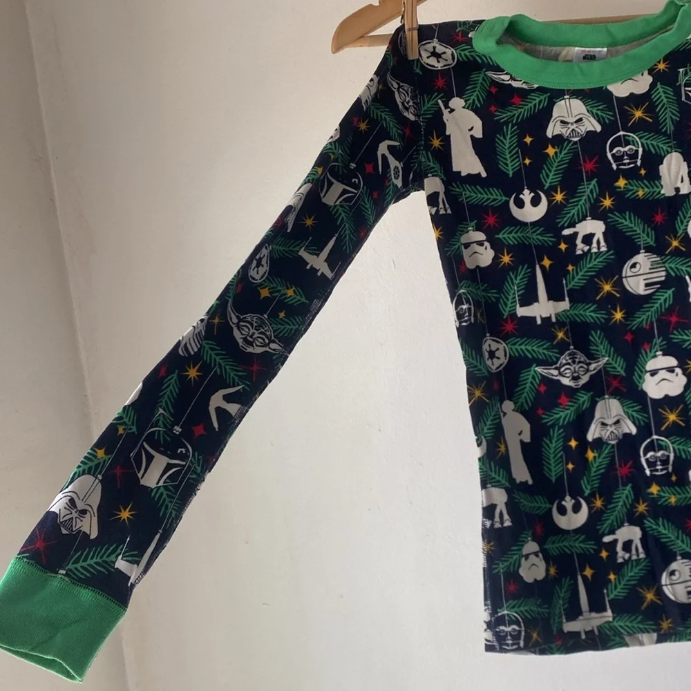 Hanna Andersson Star Wars 12 Holiday Pajama Top